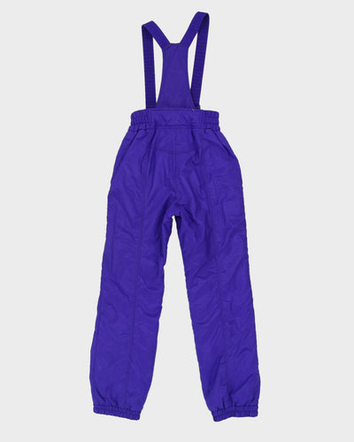 Vintage 80s Fera SkiWear Purple Ski Salopettes - S
