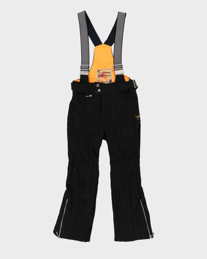 Vintage 90s Ellesse Black Ski Salopettes - M