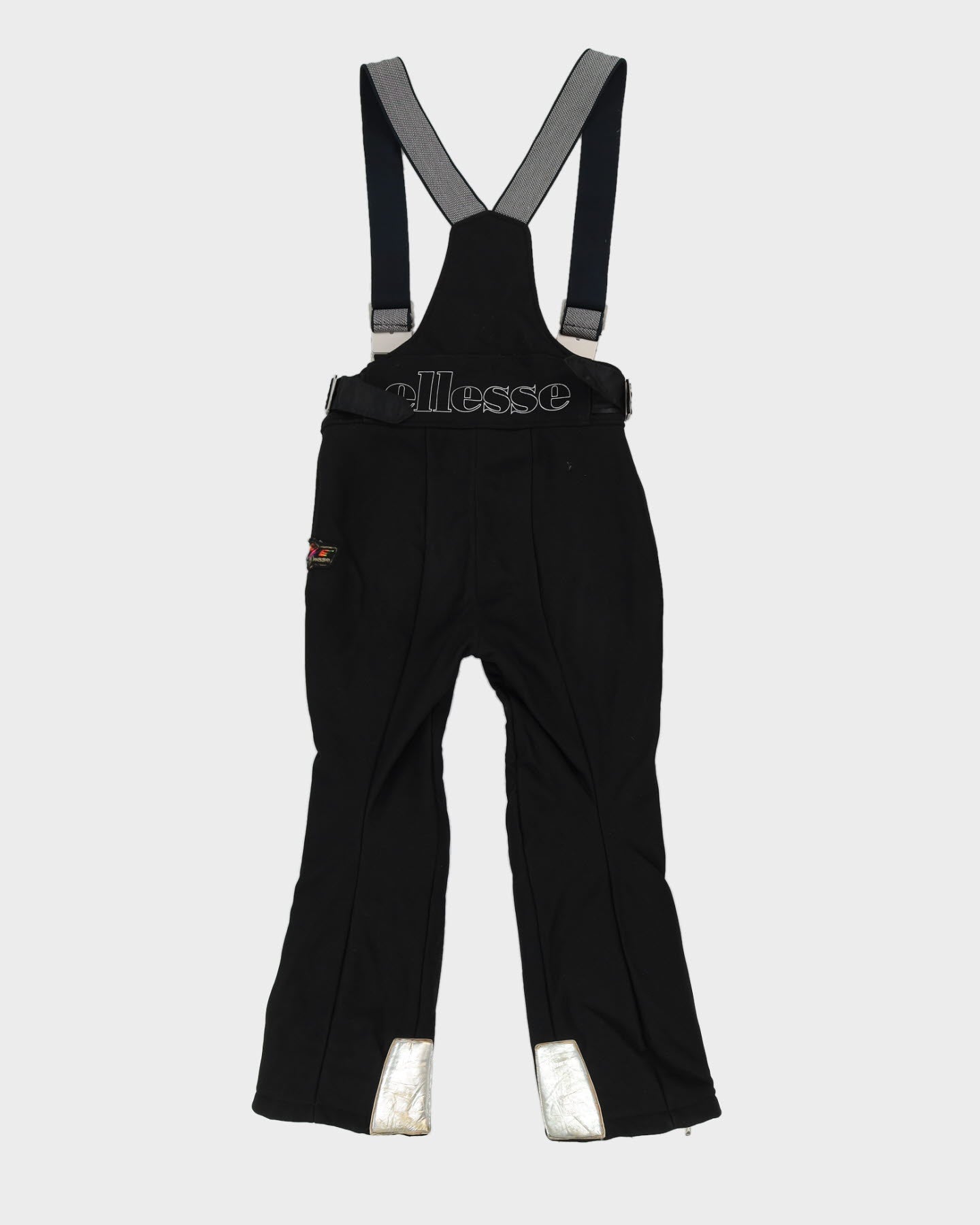 Vintage 90s Ellesse Black Ski Salopettes - M