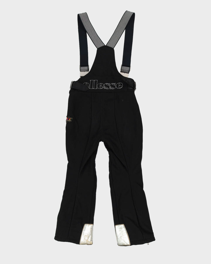 Vintage 90s Ellesse Black Ski Salopettes - M