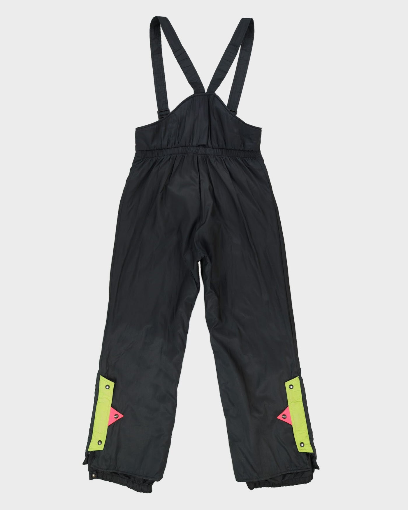 Vintage 80s Ditrani Designs Black Ski Salopettes - L