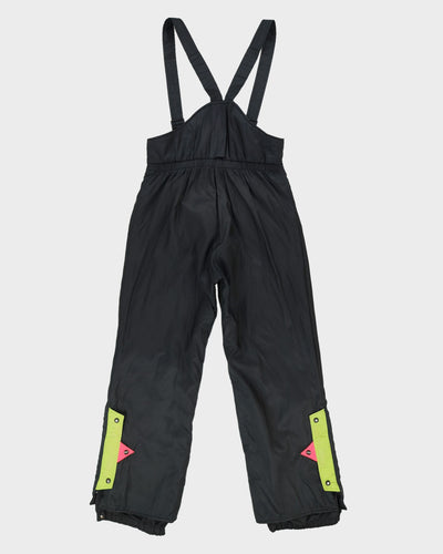 Vintage 80s Ditrani Designs Black Ski Salopettes - L