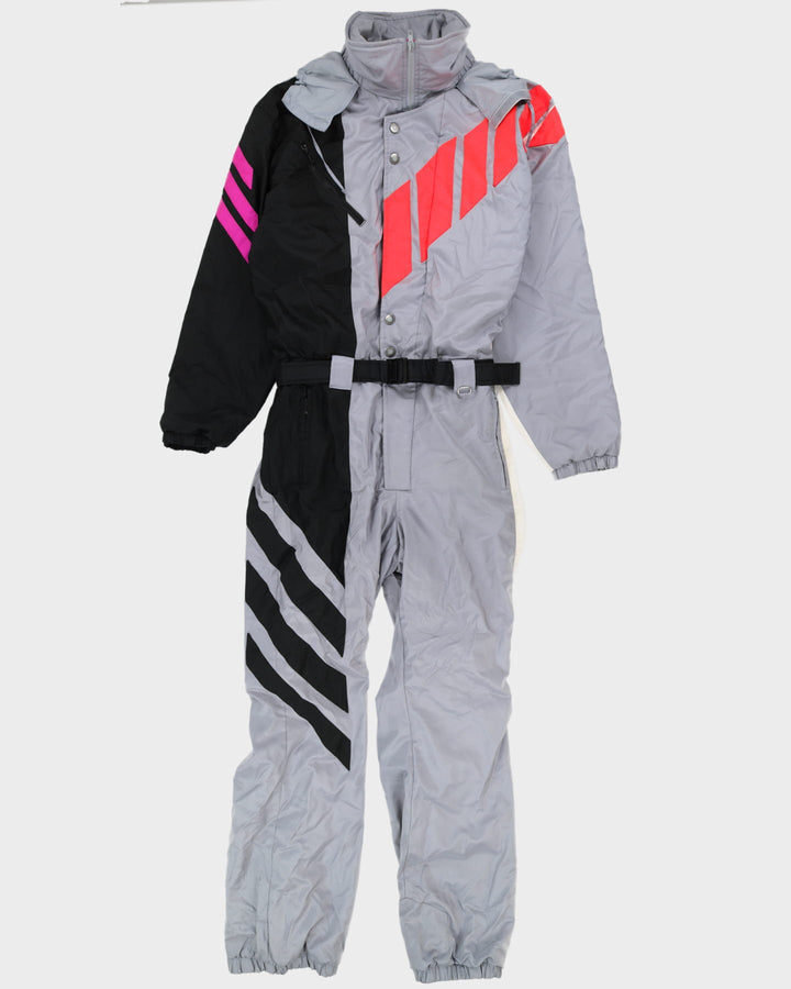Vintage 90s Obermeyer Grey Gore-Tex Ski Suit - L