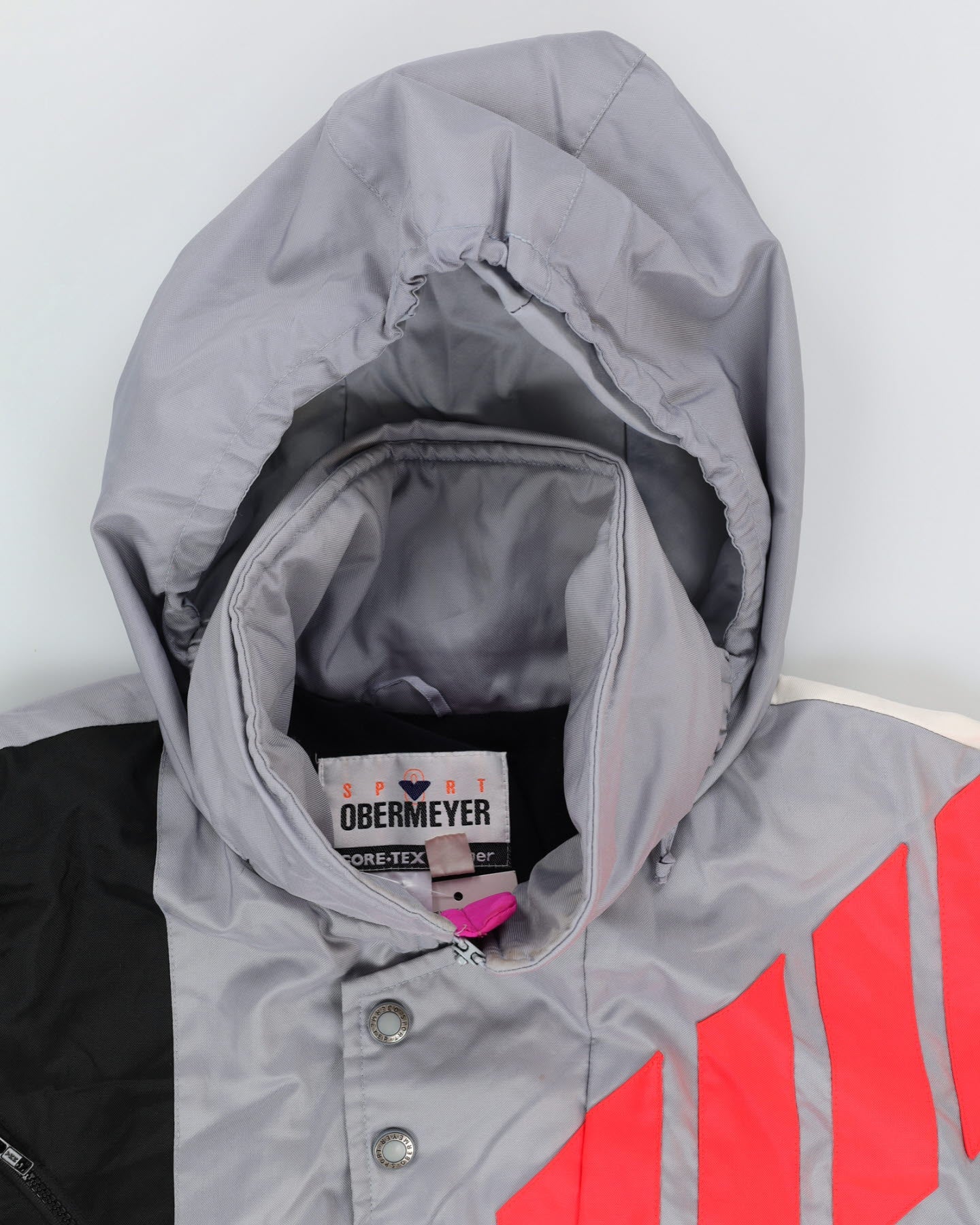 Vintage 90s Obermeyer Grey Gore-Tex Ski Suit - L