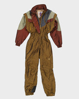 Vintage 80s Descente Gold Ski Suit - S