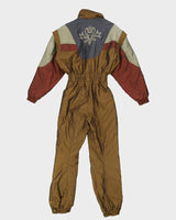 Vintage 80s Descente Gold Ski Suit - S