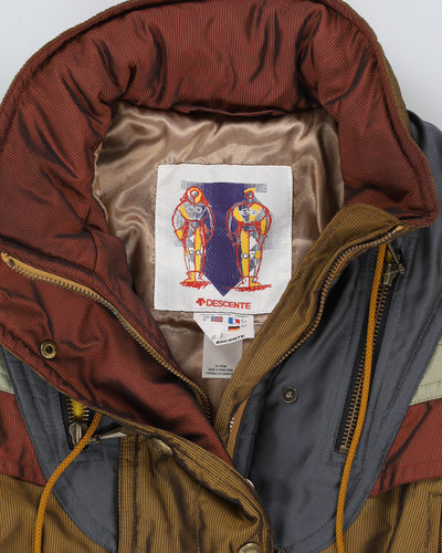 Vintage 80s Descente Gold Ski Suit - S