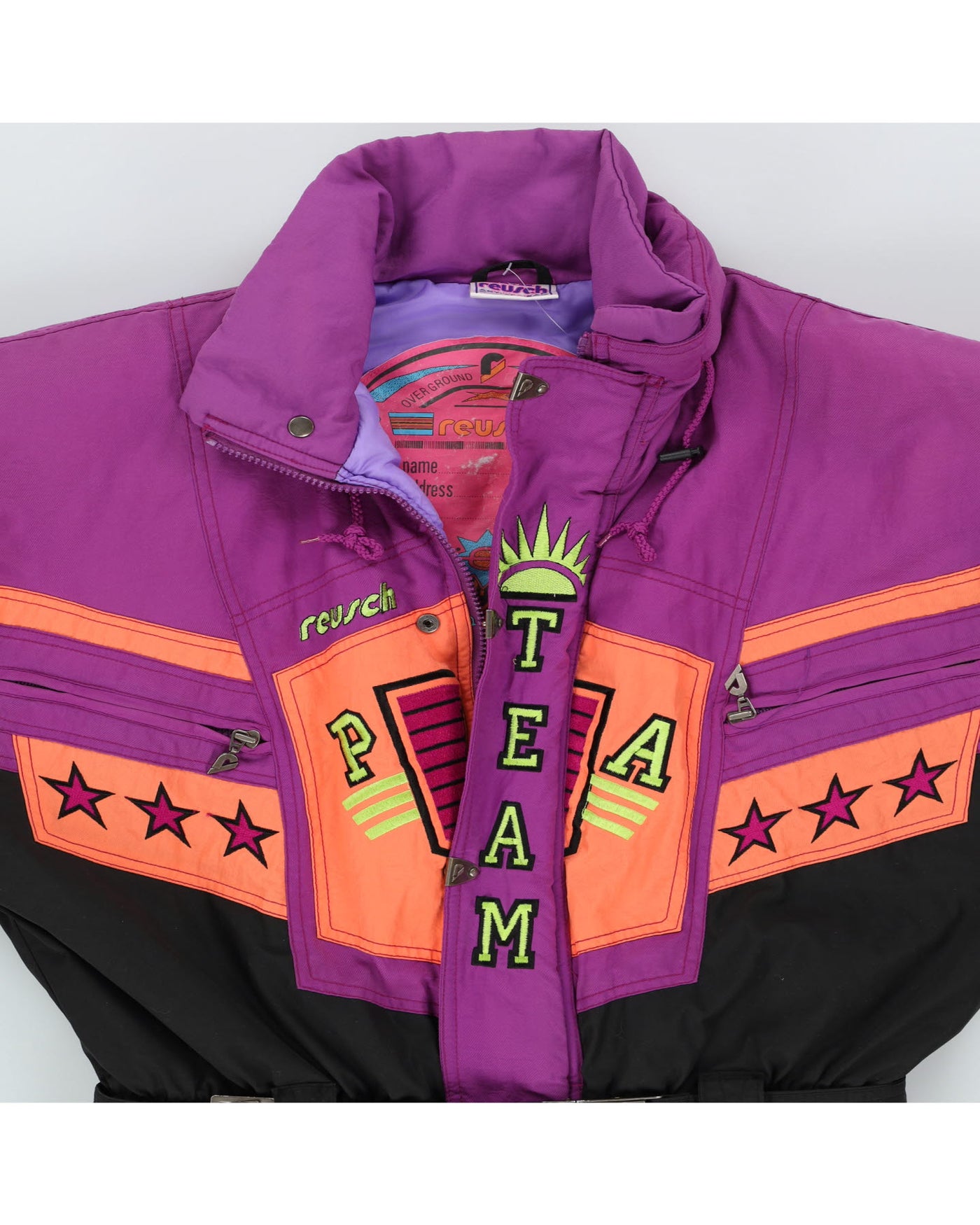 Vintage 90s Reusch Purple Ski Suit - M