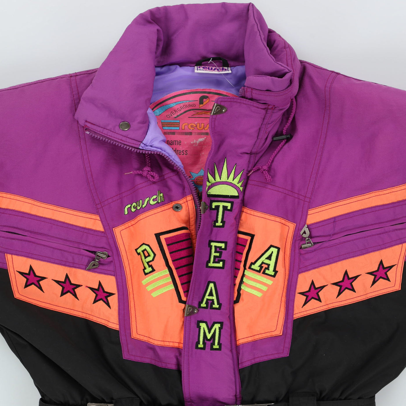 Vintage 90s Reusch Purple Ski Suit - M