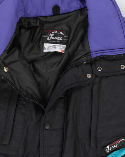 Vintage 90s Jones Vancouver Thinsulate Black Ski Suit - M
