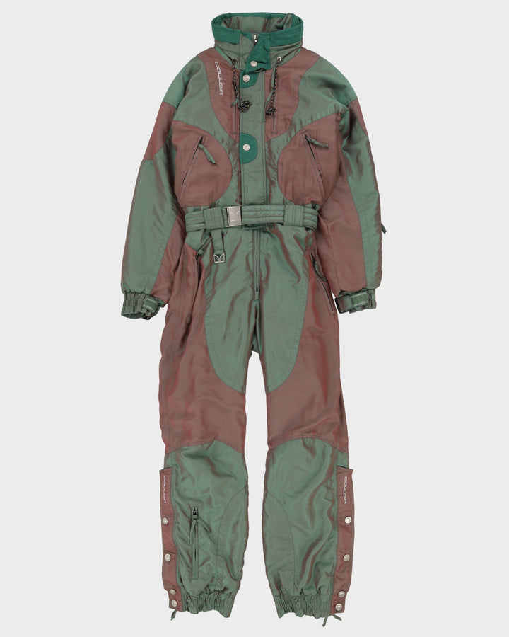 Vintage 90s Couloir Phosphorescence Green Ski Suit - M