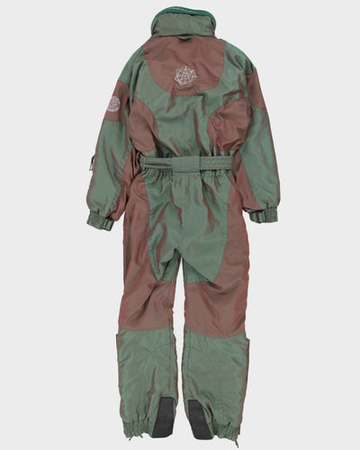 Vintage 90s Couloir Phosphorescence Green Ski Suit - M