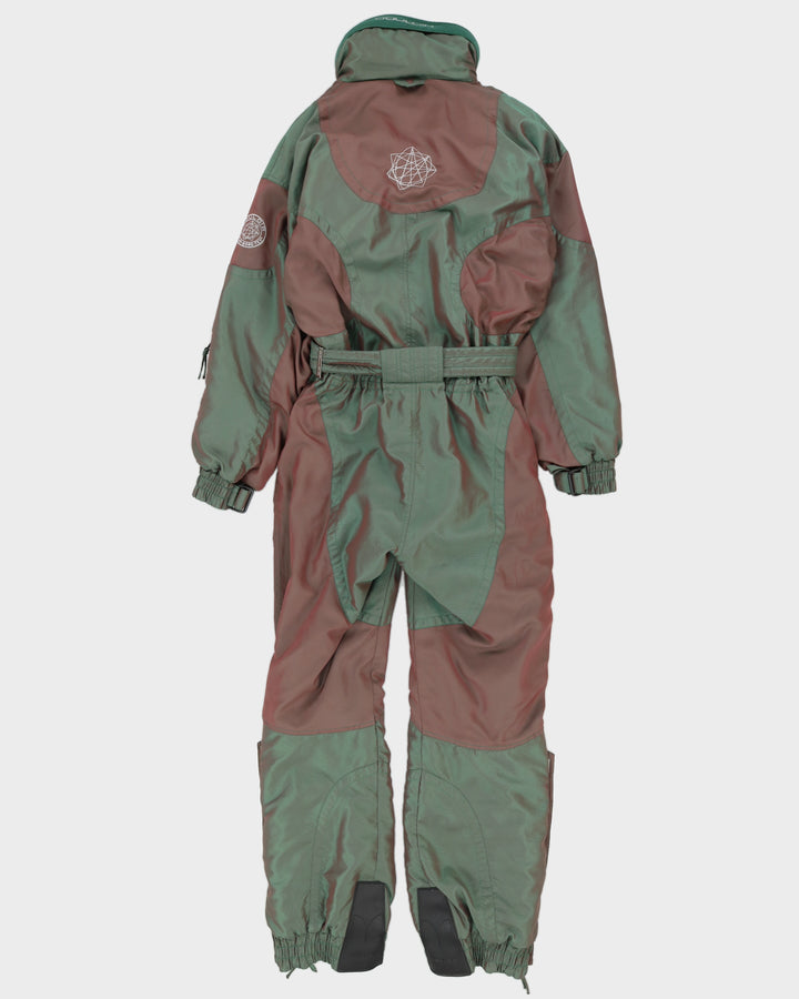 Vintage 90s Couloir Phosphorescence Green Ski Suit - M