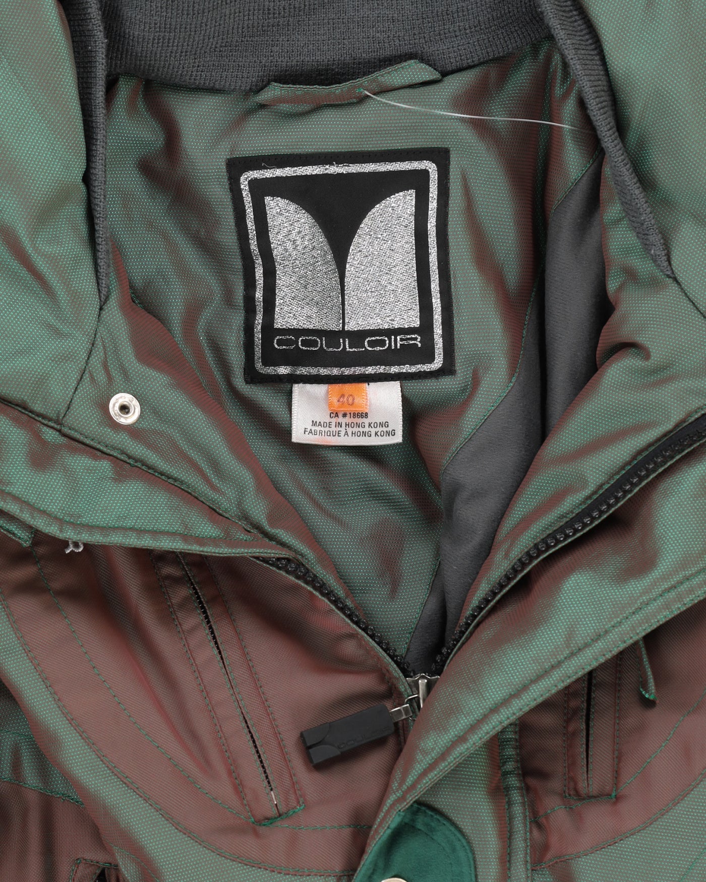 Vintage 90s Couloir Phosphorescence Green Ski Suit - M