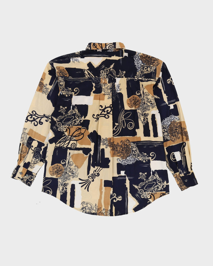 Vintage 90s Oversized Abstract Print Shirt - L