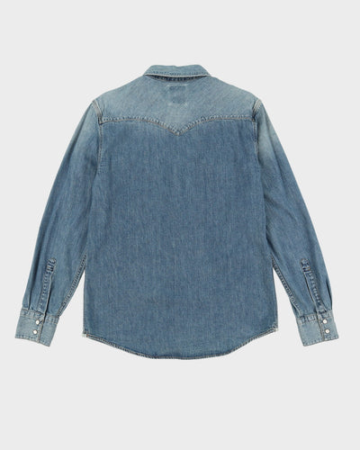 Levi's Faded Blue Denim Shirt - M