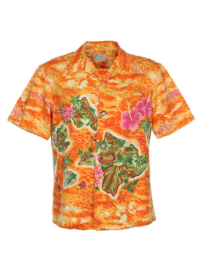 Vintage 70s Ui Maikai Hawaiian Cotton Shirt - M/L