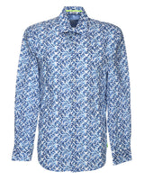 Bugatchi Patterned Cotton Shirt - L
