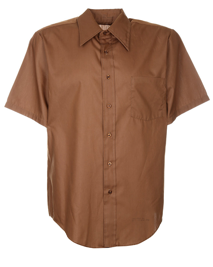 JC Penny Plain Short Sleeve Shirt - L