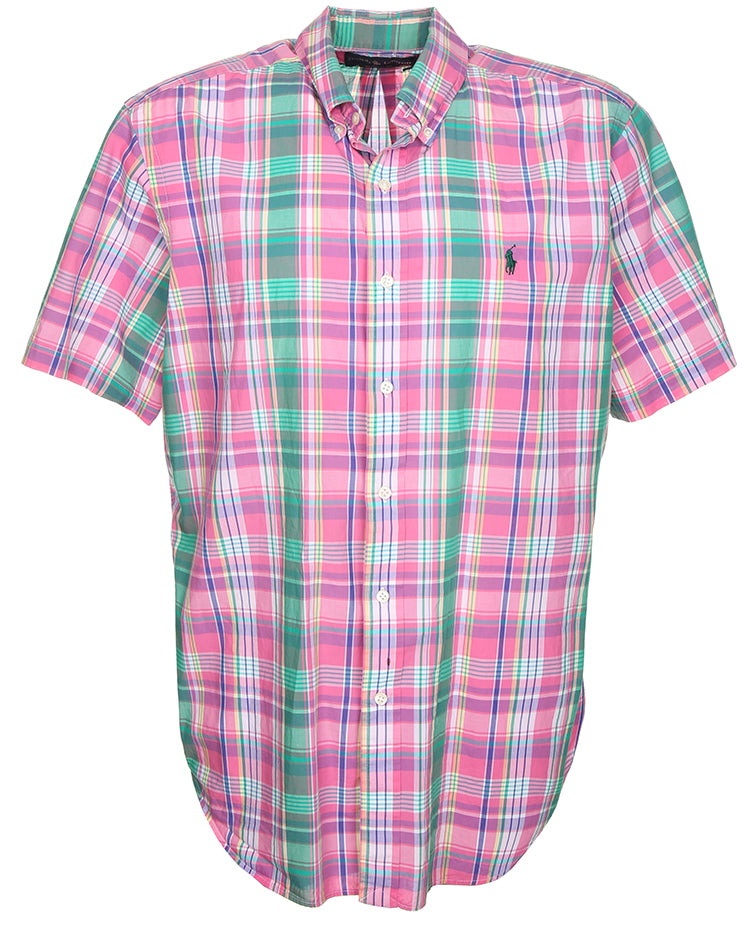 Polo Ralph Lauren checked short sleeve shirt - L