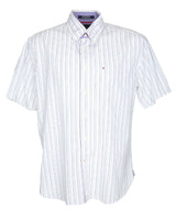 Tommy Hilfiger stripe short sleeve shirt - XL