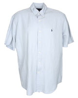 Vintage Ralph Lauren silk short sleeve shirt - L