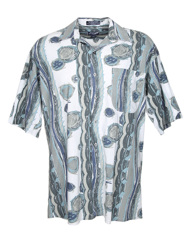Vintage Patterned Shirt - XXL