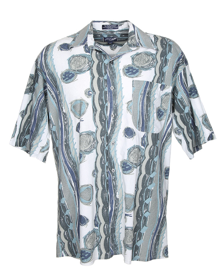 Vintage Patterned Shirt - XXL