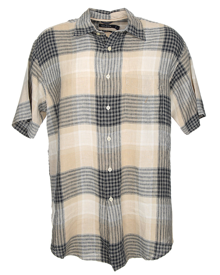 Vintage Nautica Checked Shirt - L