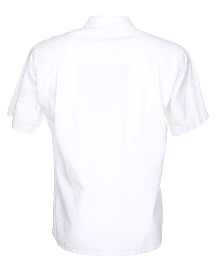 Vintage Short Sleeve Plain Shirt - S