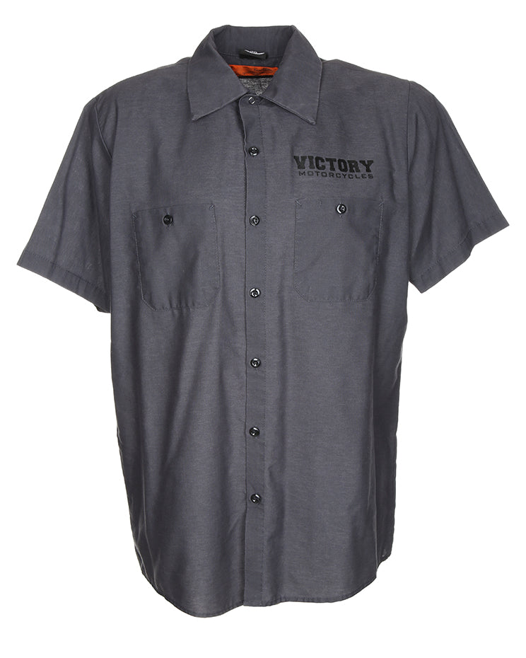 Vintage Kap Victory Motorcycles work shirt L