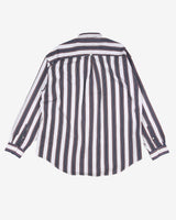 tommy hilfiger blue white pencil stripe shirt - xl