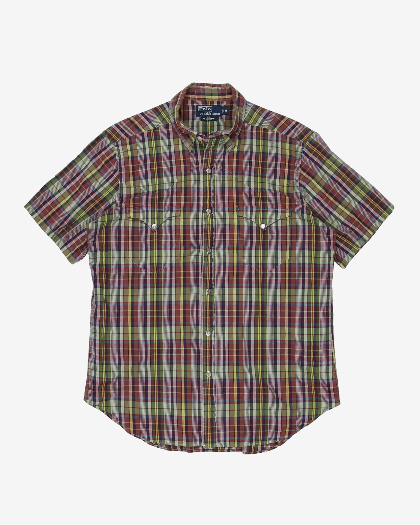 Ralph Lauren western style short sleeve shirt - M