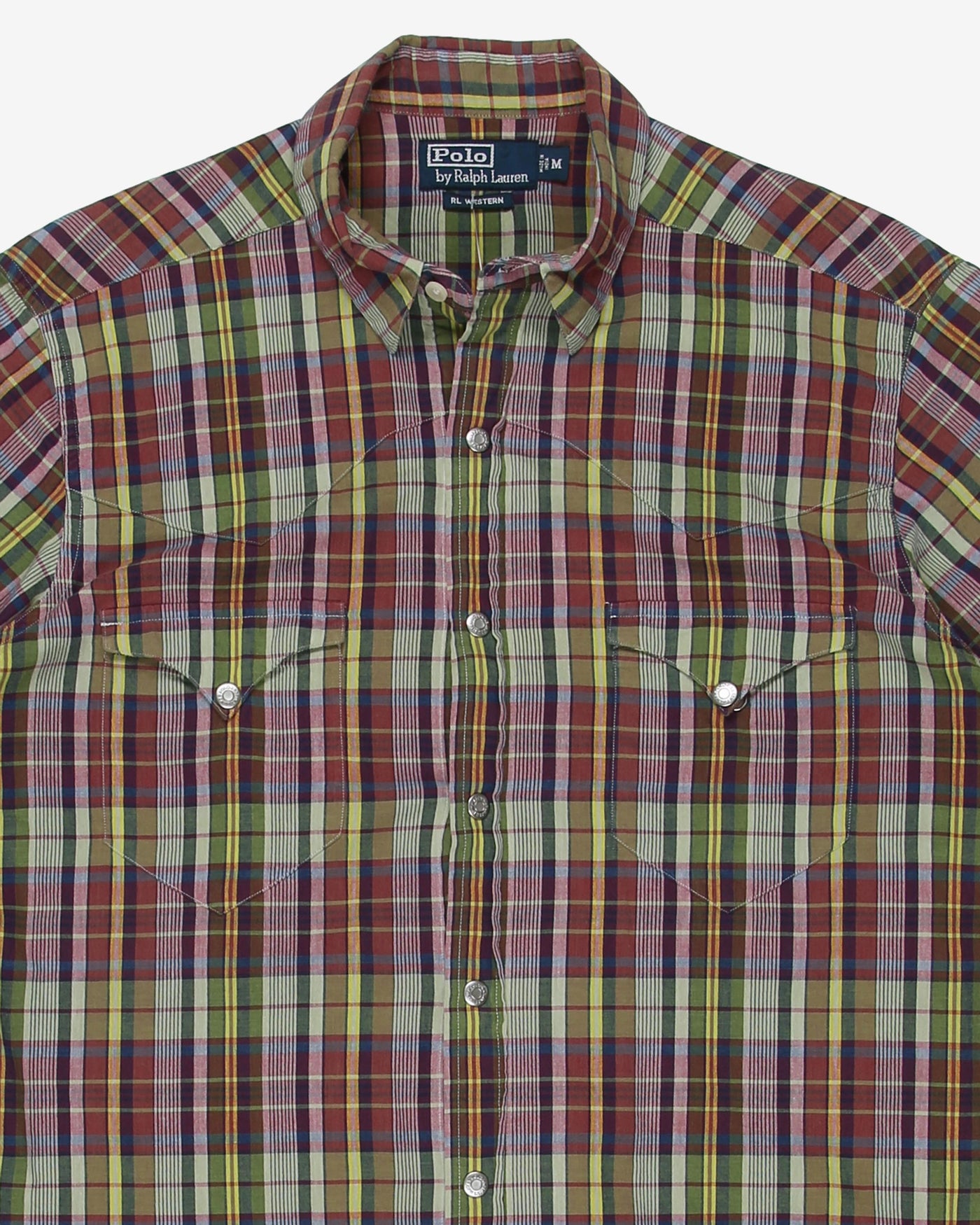 Ralph Lauren western style short sleeve shirt - M