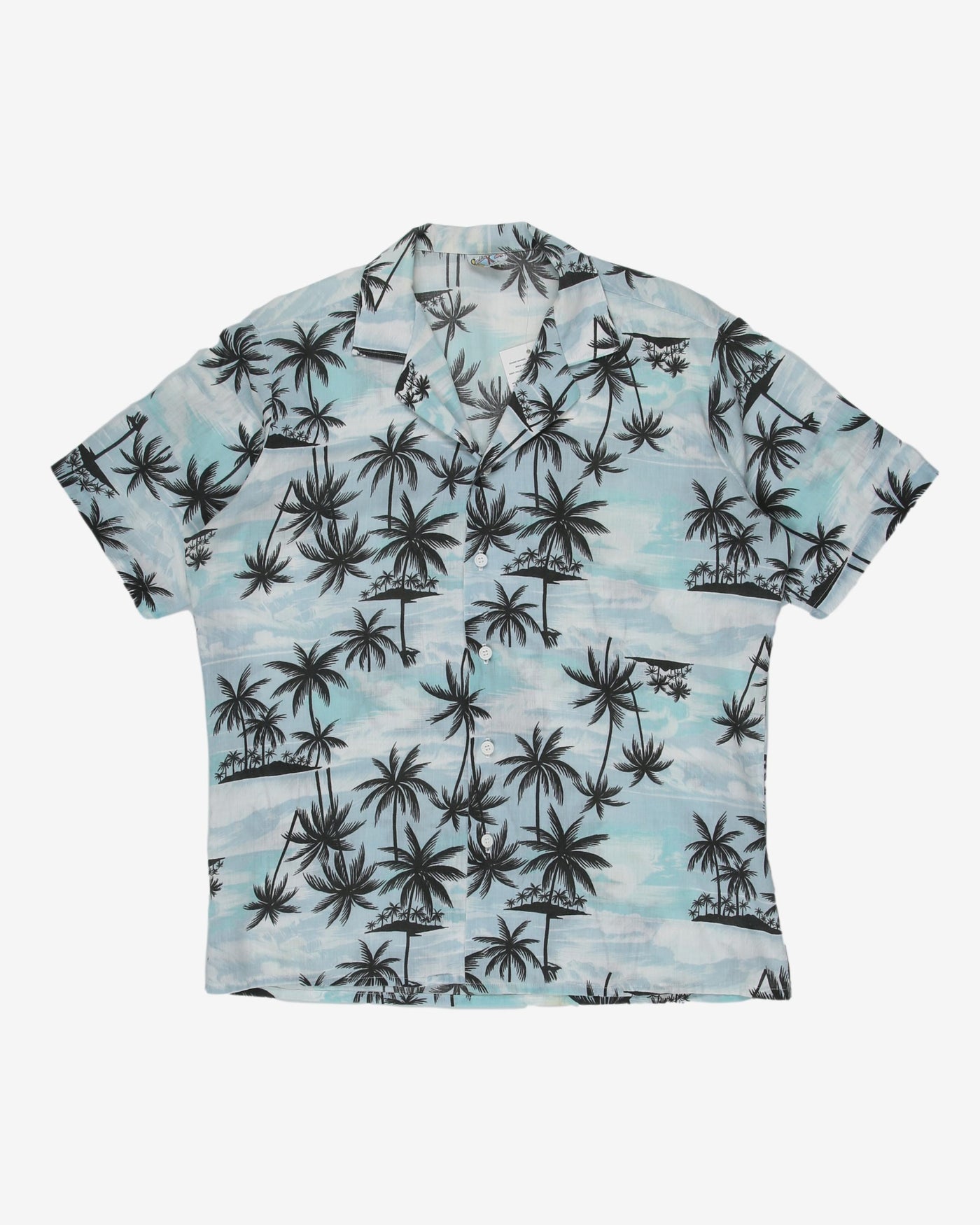 Palm tree patterned hawaiian shirt - M