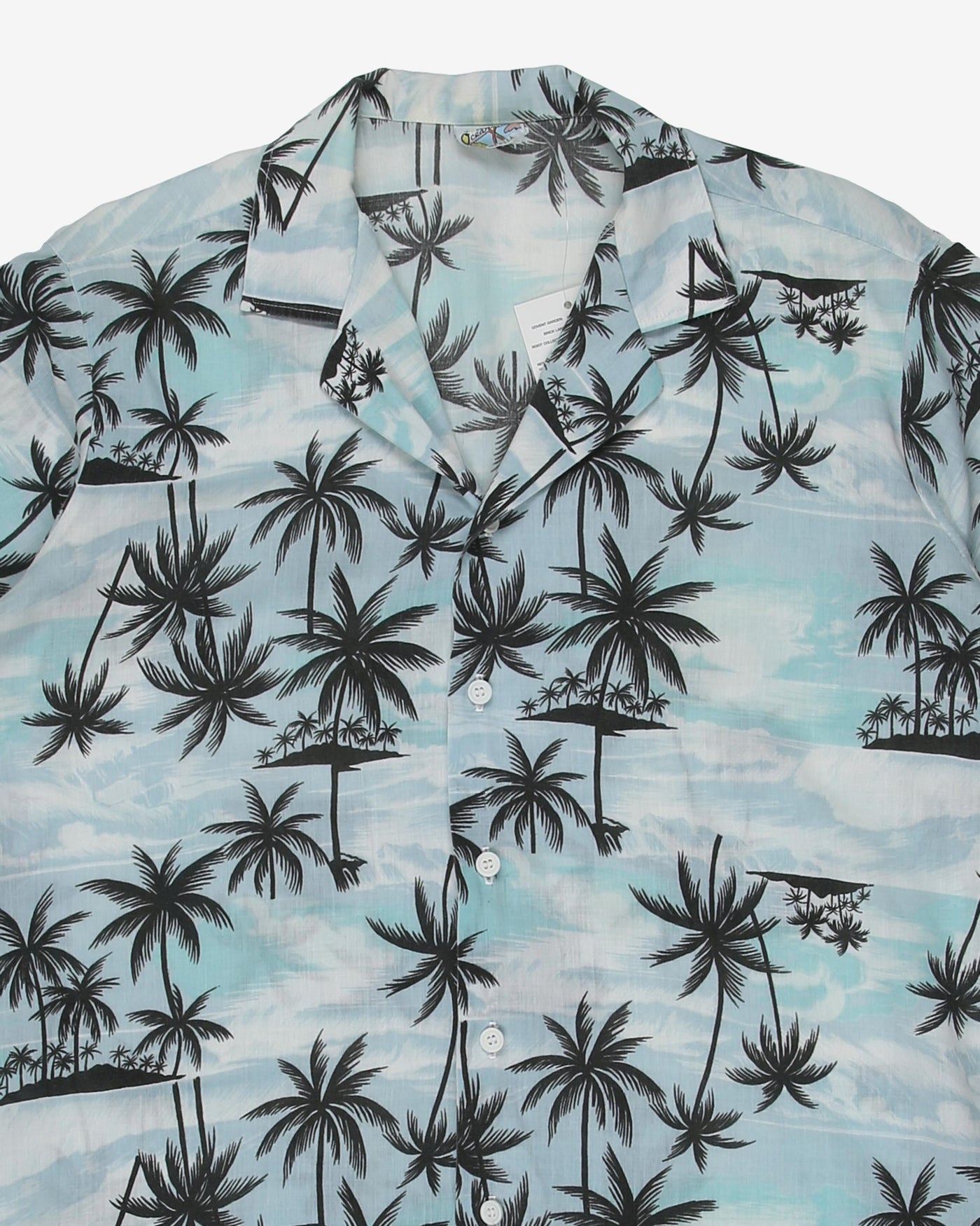 Palm tree patterned hawaiian shirt - M