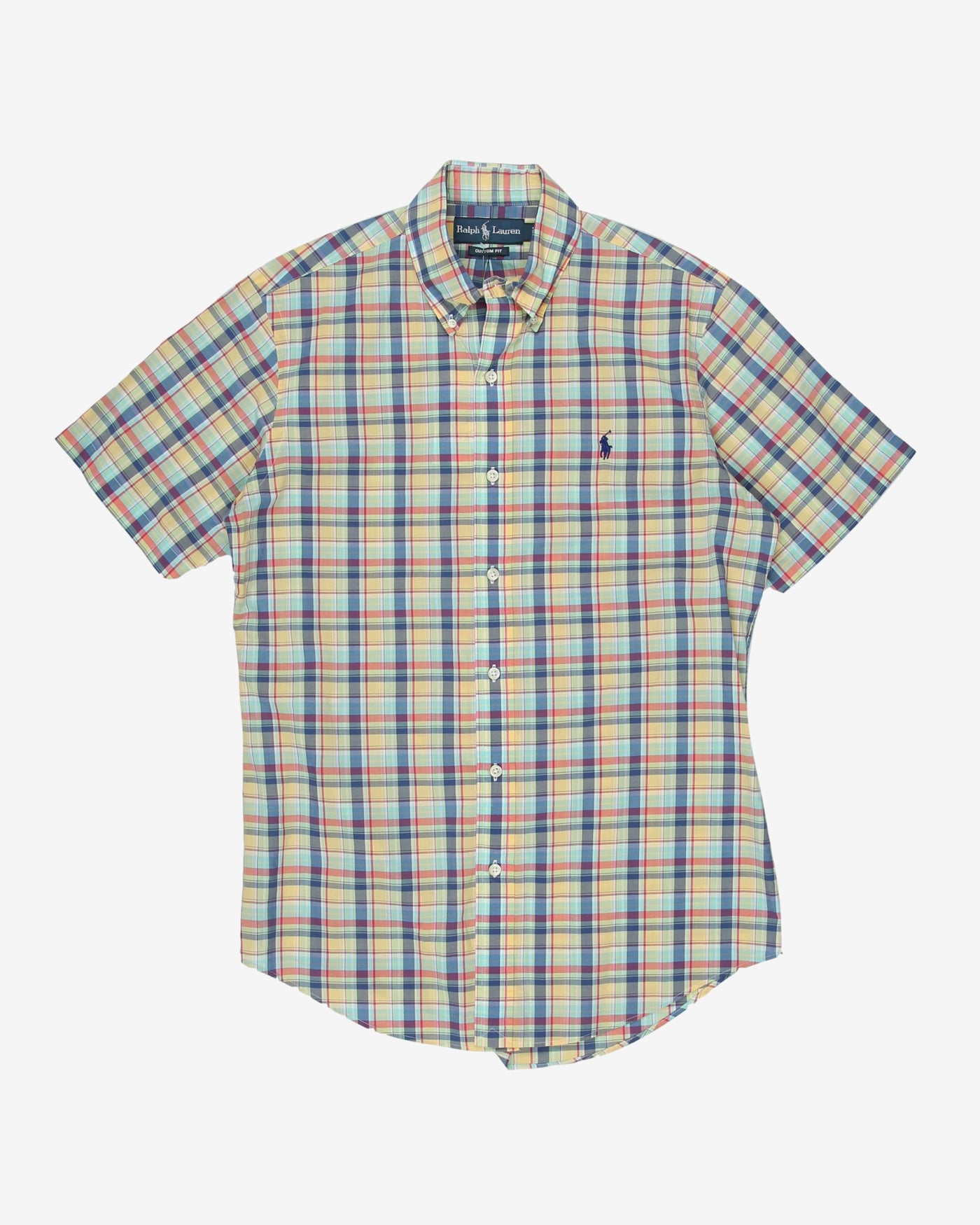 Ralph Lauren checked short sleeve shirt - S