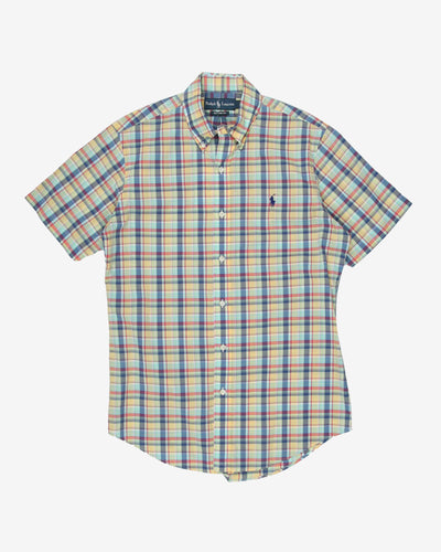 Ralph Lauren checked short sleeve shirt - S