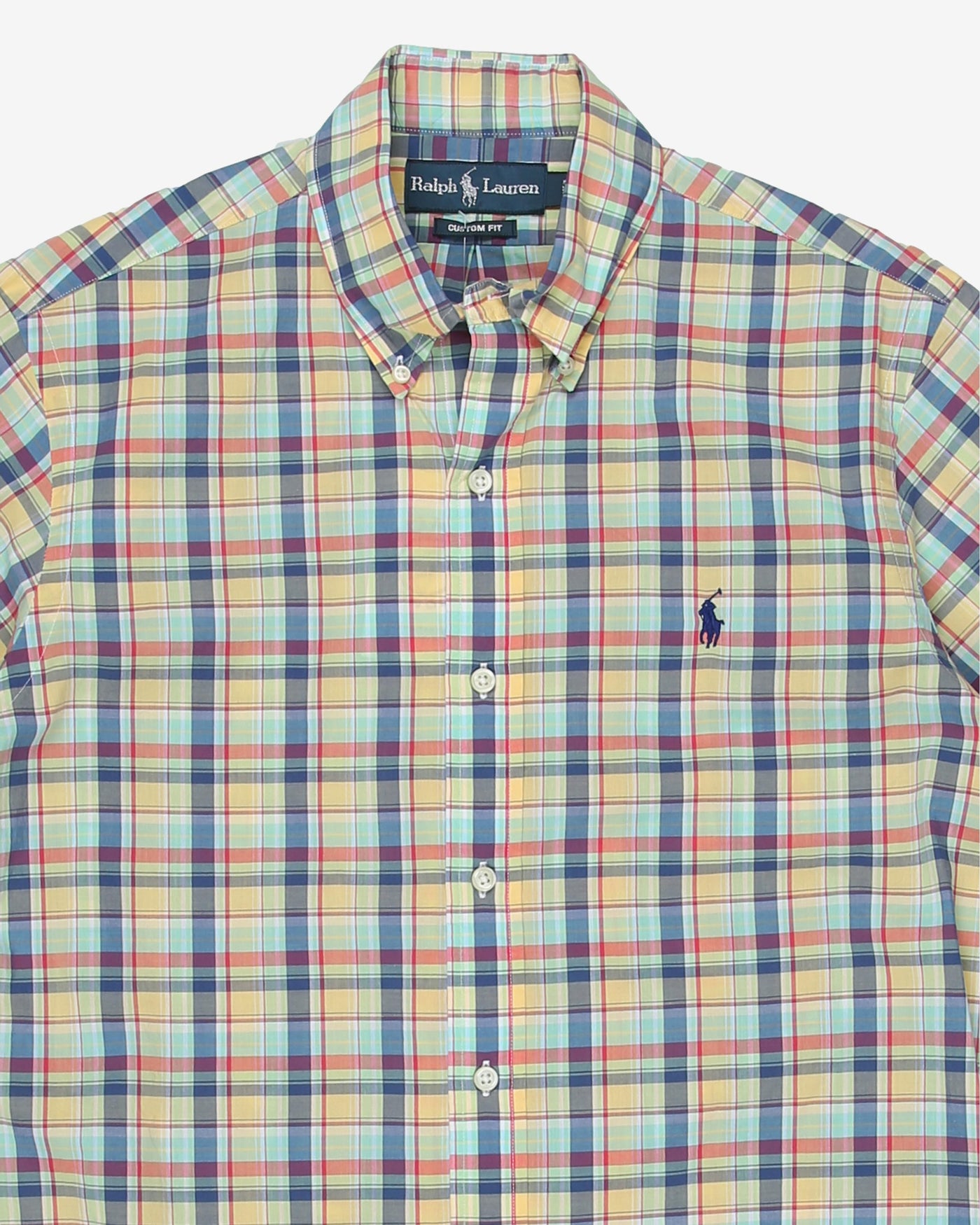 Ralph Lauren checked short sleeve shirt - S