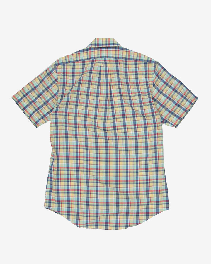 Ralph Lauren checked short sleeve shirt - S