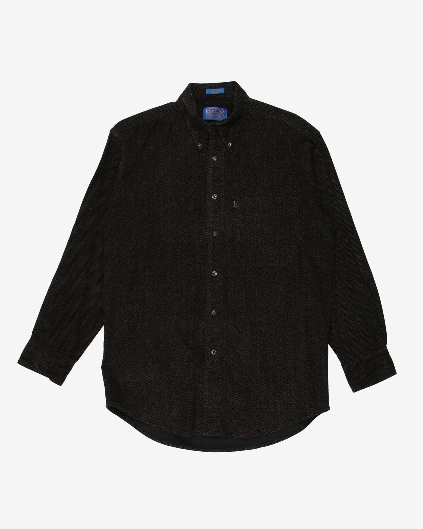 Pendleton brown pattern cord shirt - L