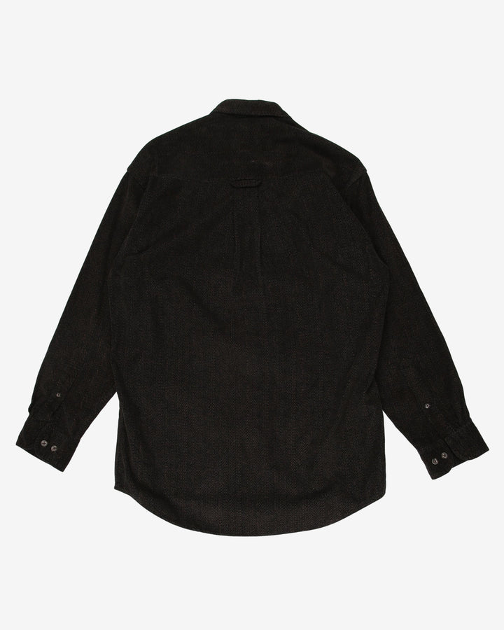 Pendleton brown pattern cord shirt - L