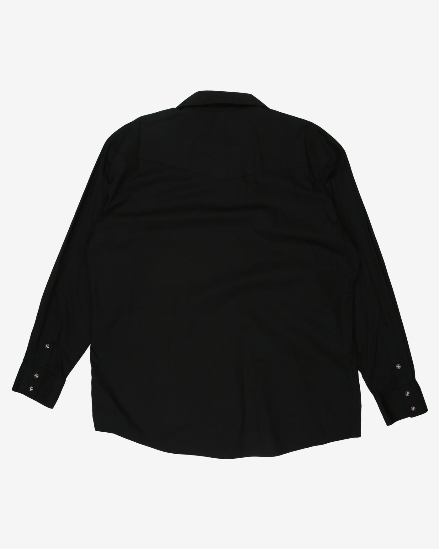 roper black badges workwear shirt - xxl