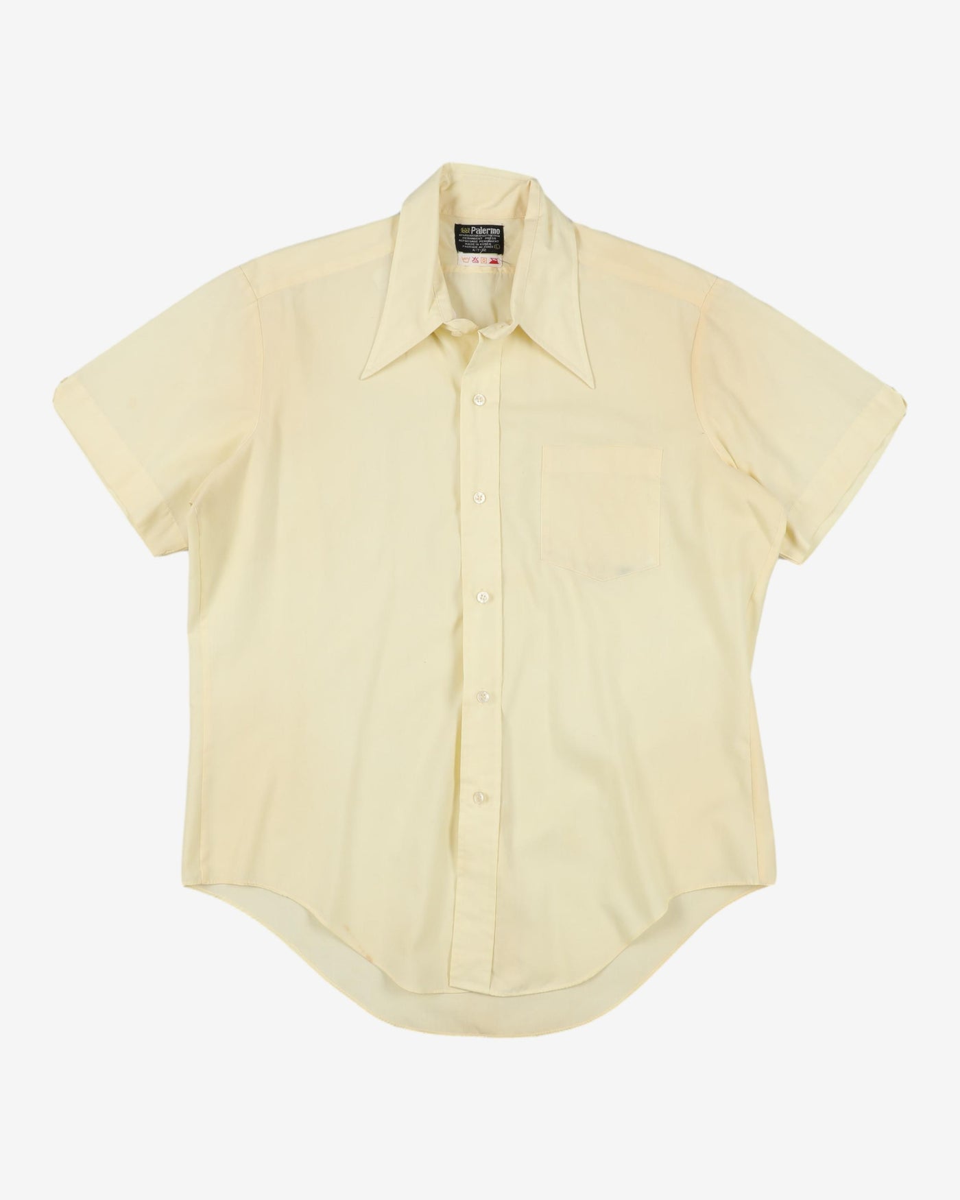 1970's Palermo yellow shirt - L