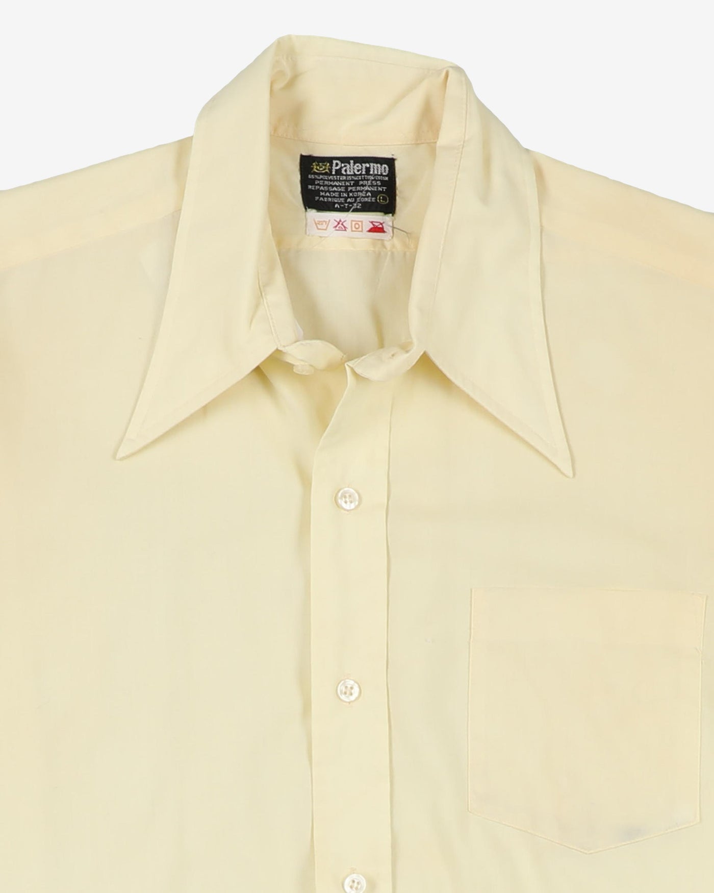 1970's Palermo yellow shirt - L