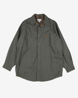 Carhartt green cotton over-shirt - L