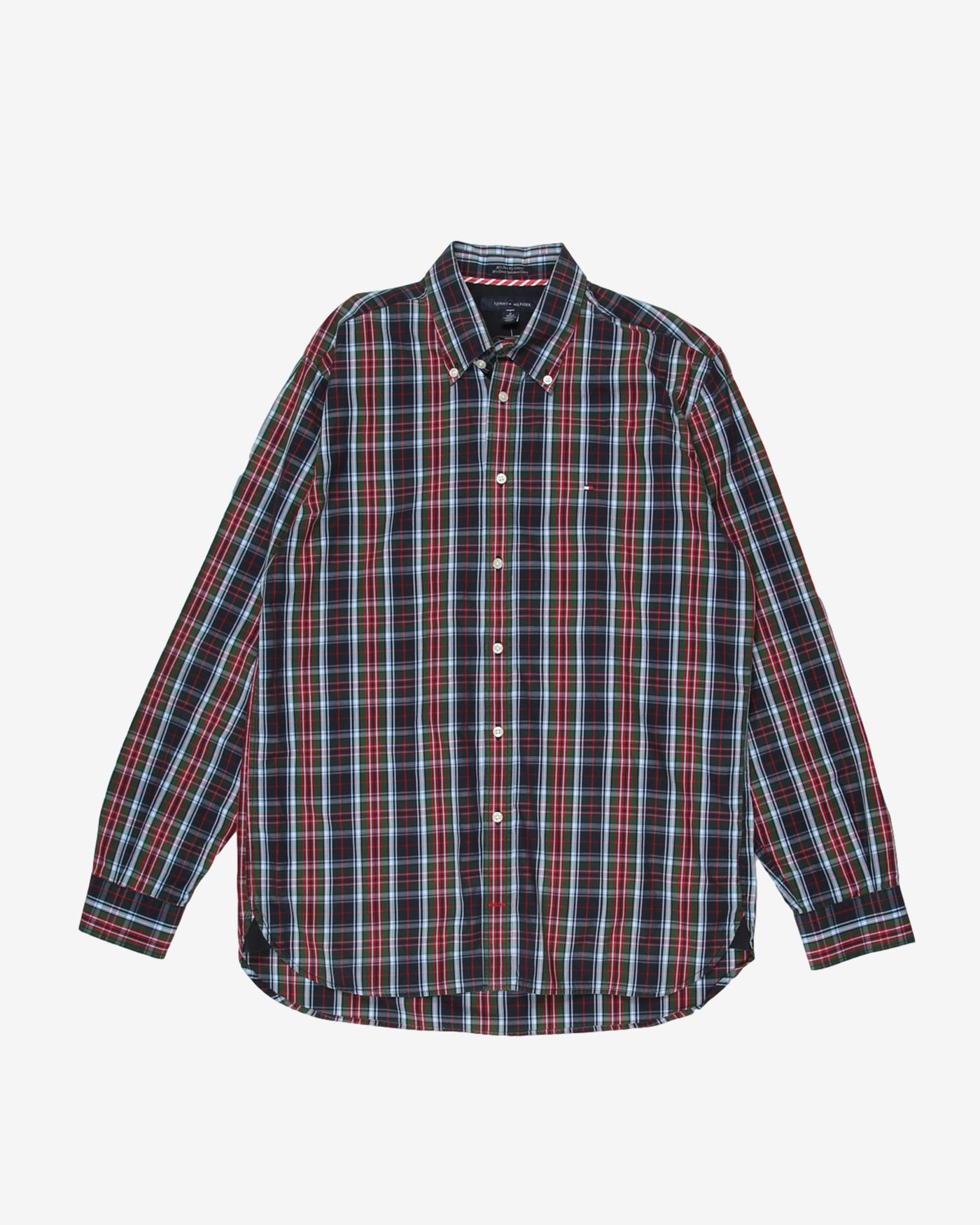 Tommy Hilfiger 80's Two Ply Cotton checked shirt - L