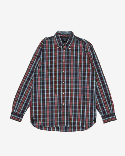 Tommy Hilfiger 80's Two Ply Cotton checked shirt - L