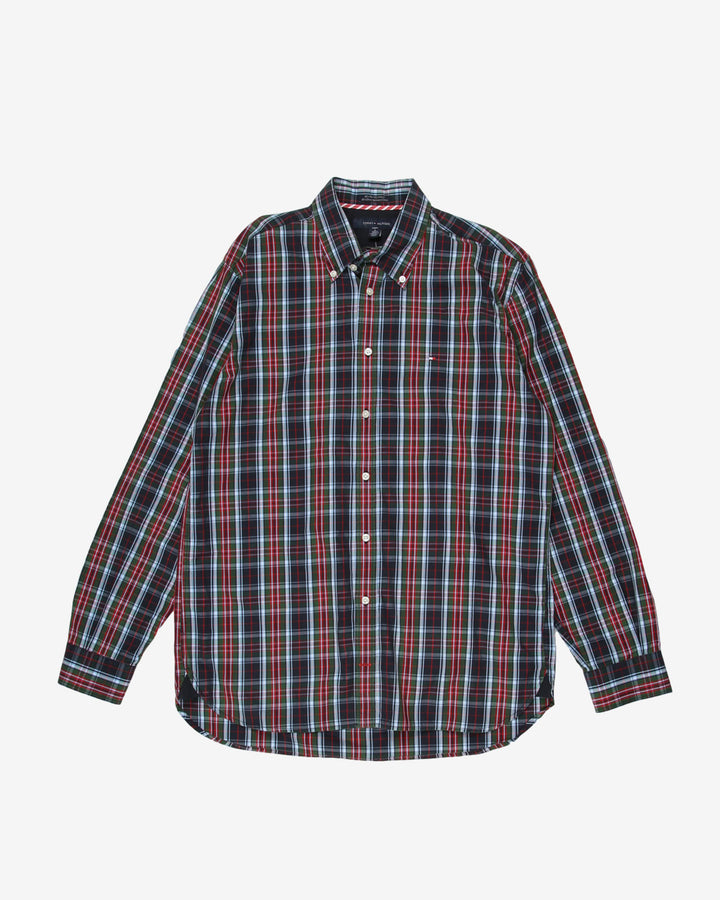 Tommy Hilfiger 80's Two Ply Cotton checked shirt - L