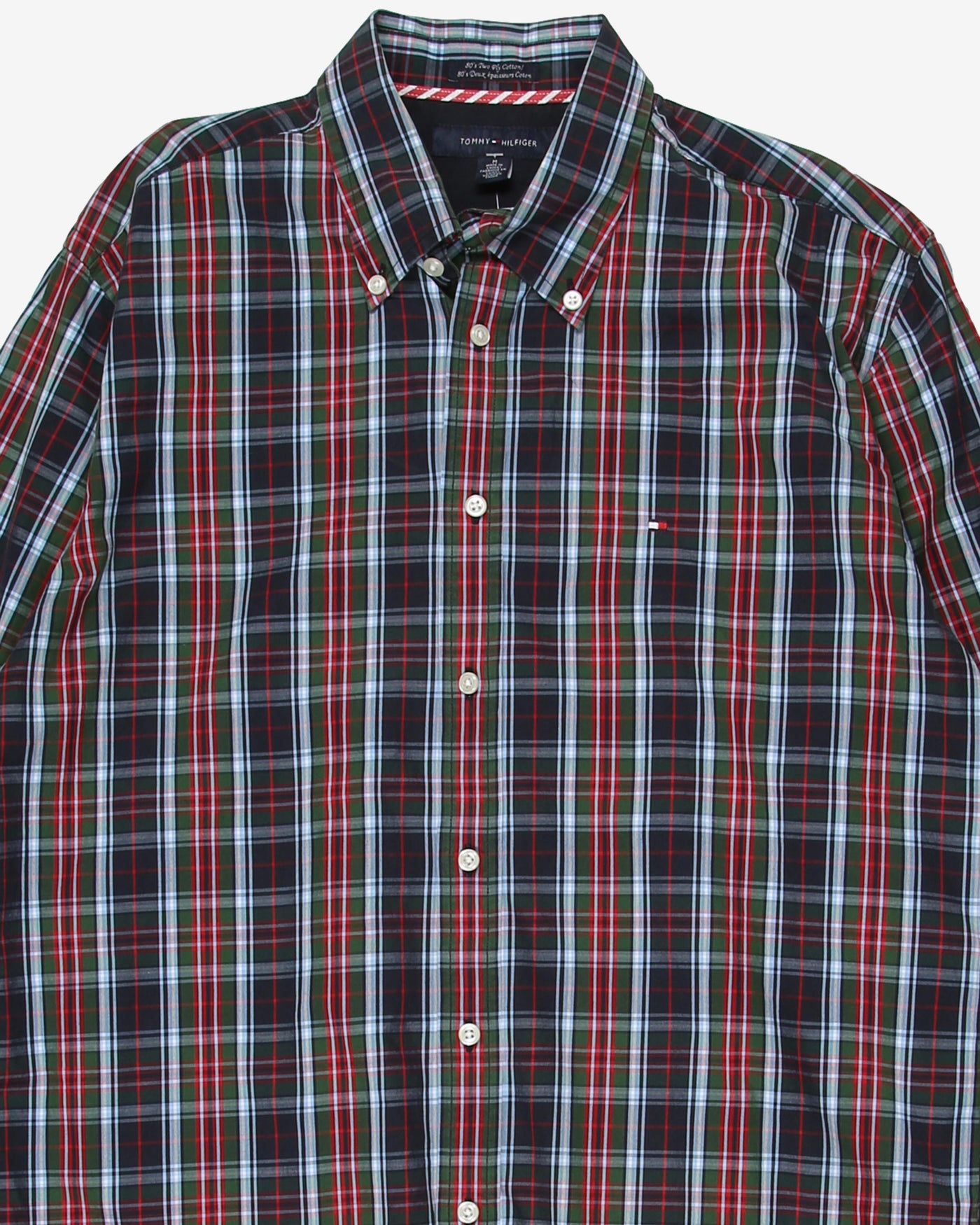 Tommy Hilfiger 80's Two Ply Cotton checked shirt - L